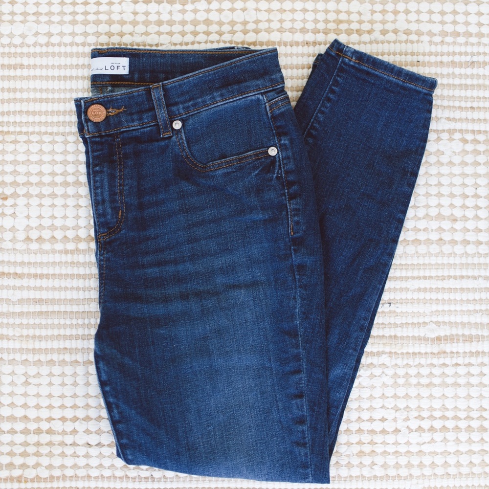 Loft Modern High-waist skinny Ankle Jeans